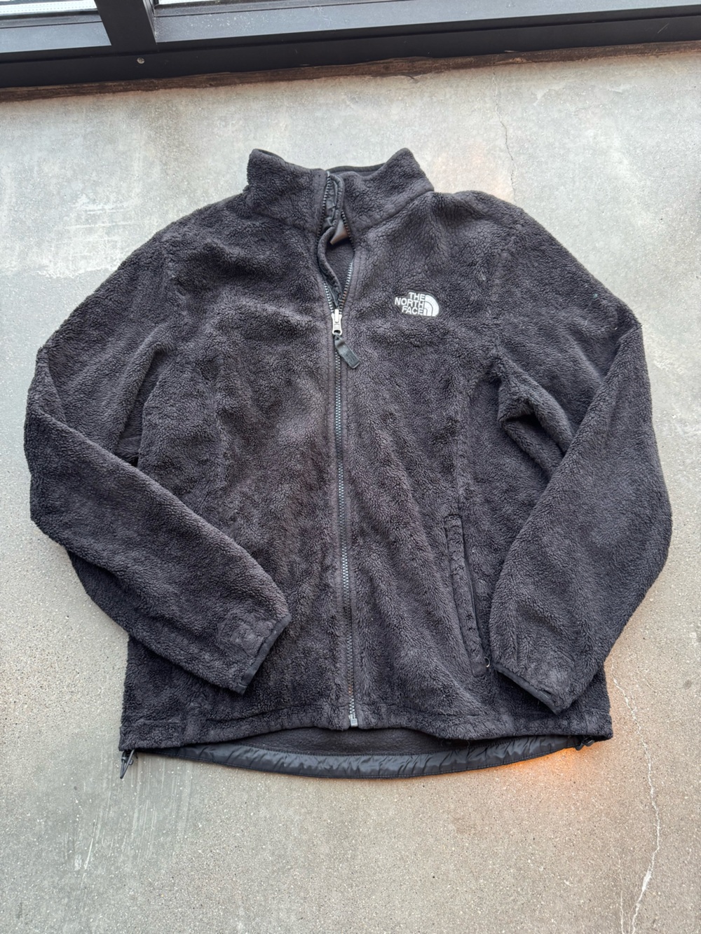 The North Face Black Men's Plush Fleece Full-Zip Jacket